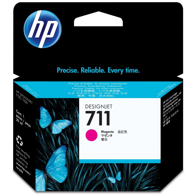 Cartucho de tinta DesignJet HP 711 de 29 ml magenta