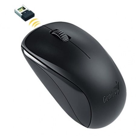 Mouse óptico inalámbrico Genius Negro