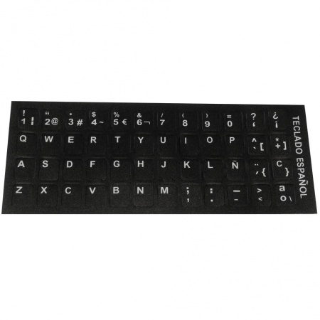 Teclado sticker adhesivo en español