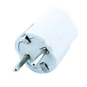 Adaptador de corriente Schuko macho a universal