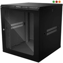 [MRD 1257] Rack 9U Negro Fijo 60x45cm con PDU 6 tomas (copia)