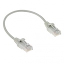 [150651] Patch Cat6 0,25 m CCA Bañado en cobre Blanco | Anbyte