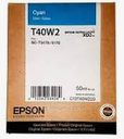 [C13T40W220] Cartucho de Tinta Epson T40W de Alta Capacidad, 50ml Cyan