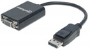 [151962] Adaptador DisplayPort M a VGA H / 15cm - Negro - Manhattan