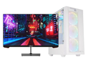[COMBO8015WHITE+LM24-E230] Combo Equipo Gamer Armado + Monitor Gamer Dahua LM24-E230 23.8"