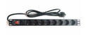 [PDU01] PDU Multitoma para Rack Hikvision 8 Tomas Schuko 1U