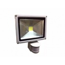 Foco reflector led de 50w con sensor de movimiento Fria